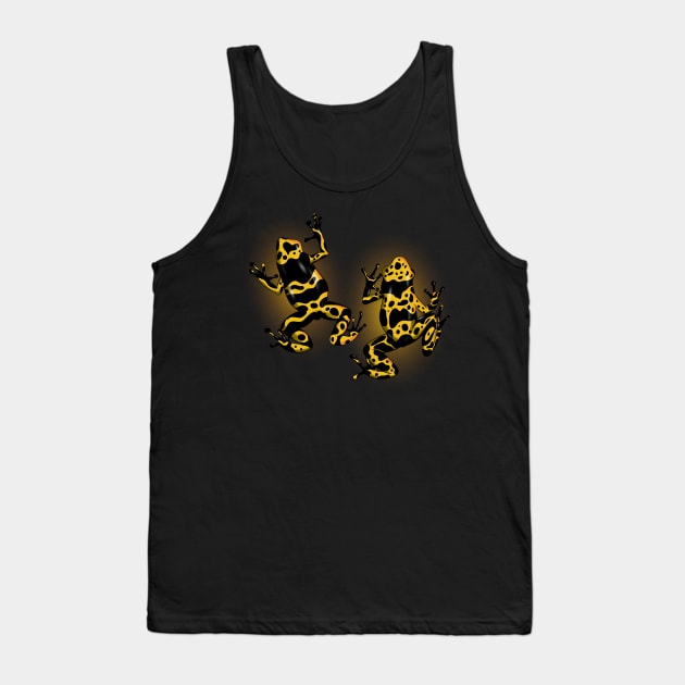 Yellow Banded Poison Dart Frog Tank Top by CandyUPlanet